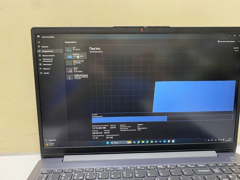 Lenovo 15/ryzen 5 5500h ddr4/16gb ddr4/hdd *відсутній/ssd 512 gb/*інтегрована Код:01-200603362. Изображение 15
