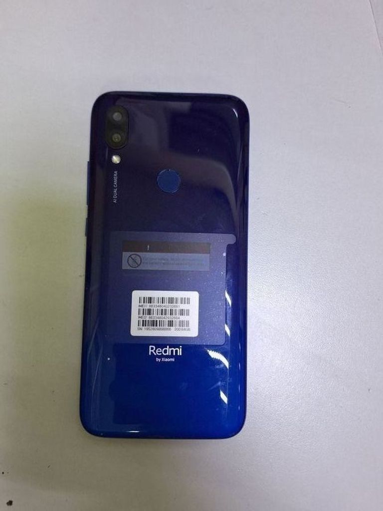 Оголошення Xiaomi Redmi 7 4/64GB Blue Б/У