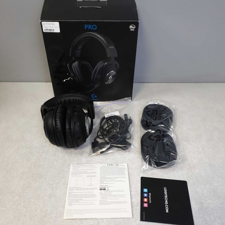 Оголошення Logitech G PRO X Gaming Headset Black (981-000818) Б/У