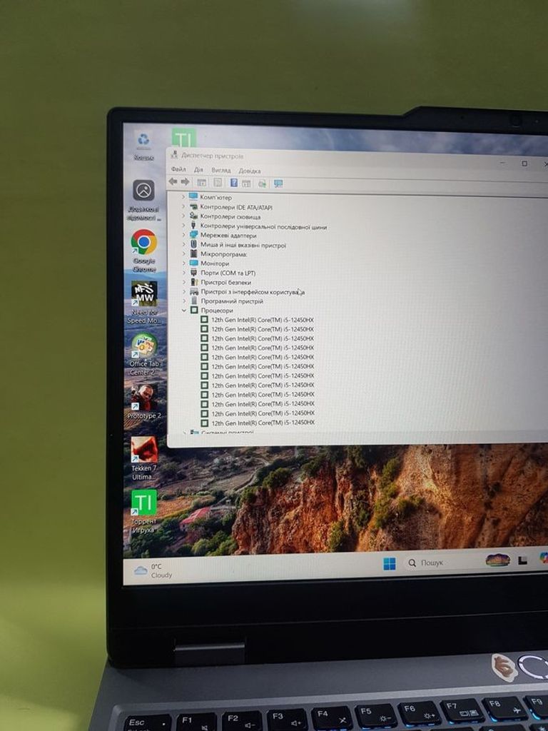 Распродажа Lenovo 15/core i5-12450hx ddr5/16gb ddr5/hdd *відсутній/ssd 500 gb/arc a530m 4gb, продавец Техноскарб