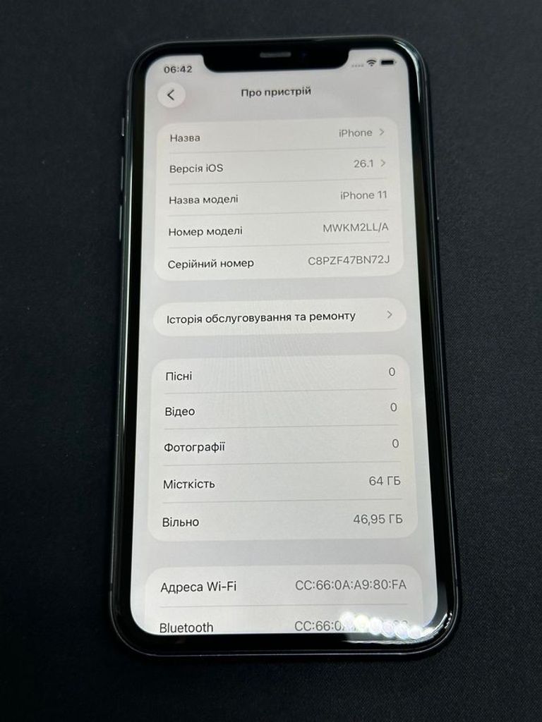 Розпродаж Apple iPhone 11 64GB White (MWL82), продавець Техноскарб