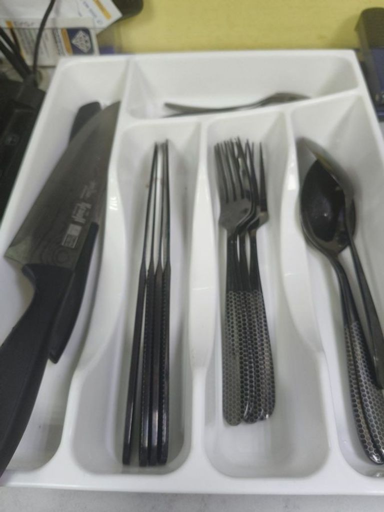 Оголошення Krauff 7 ножів 4 виделки 3 ложки 4 чайні ложки Б/У