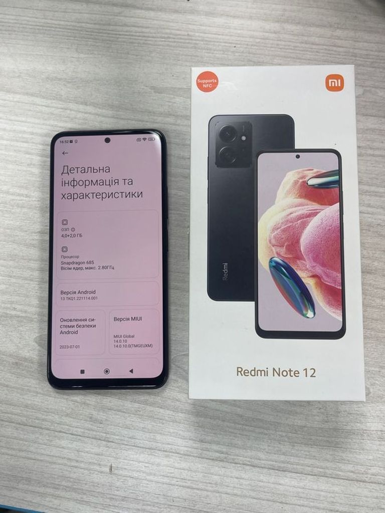 Xiaomi redmi note 12 4/128gb Код:01-200816292. Зображення 5