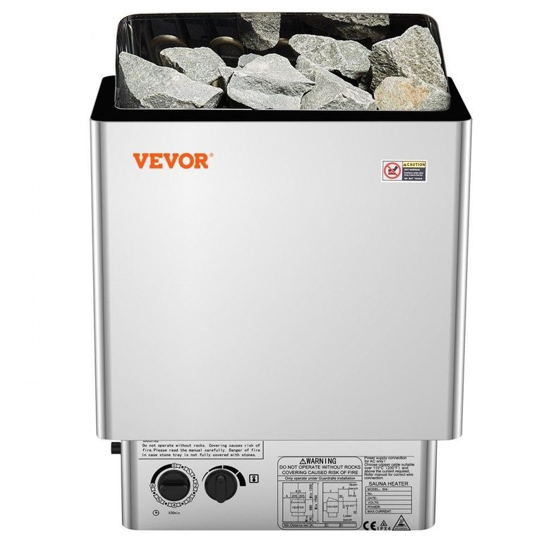 Купити VEVOR 8kW Sauna Hear Integrated Control 8-12 m³ Spa Б/У