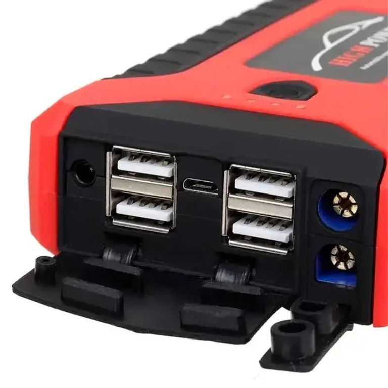 Пусковий зарядний пристрій 300/600A Jump Starter Pump з компресором 29B 99800 mAh Код:null. Зображення 5