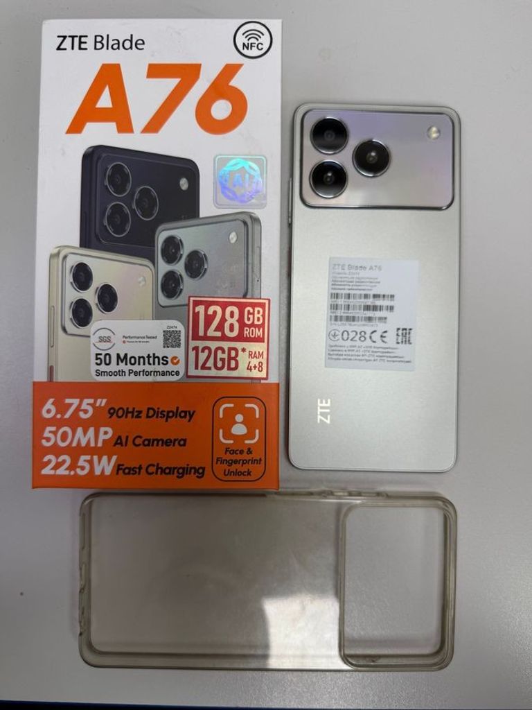 Купити Zte Blade A76 4/128GB Gray Б/У