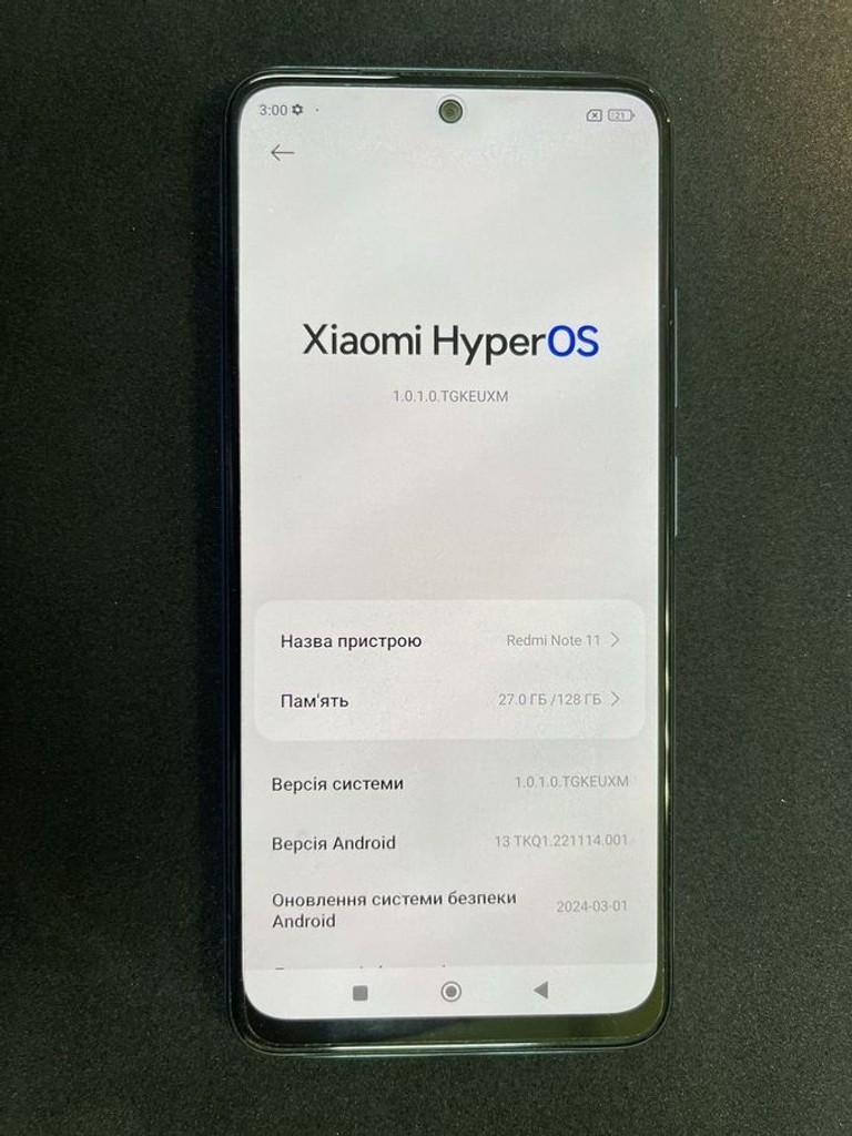 Дешево Xiaomi redmi note 11 4/128gb з ломбарду