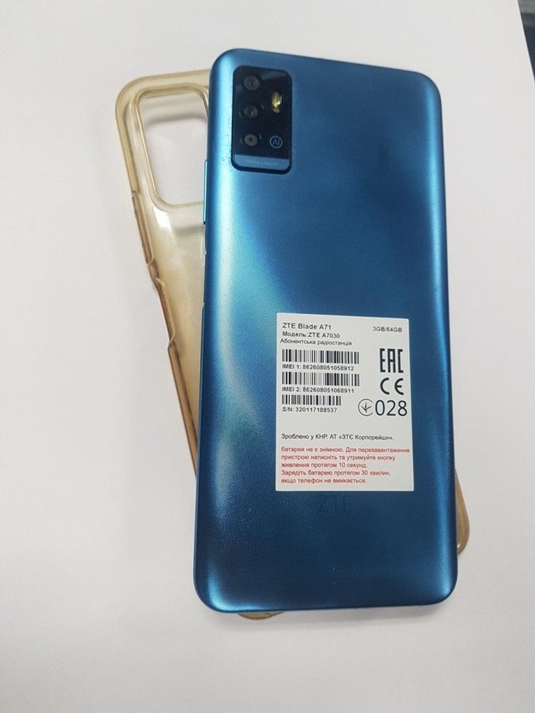 Купити Zte blade a71 a7030 3/64gb Б/У