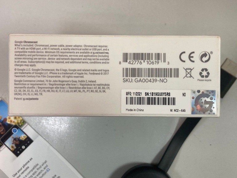 Дешево Google chromecast nc2-6a5 з ломбарду