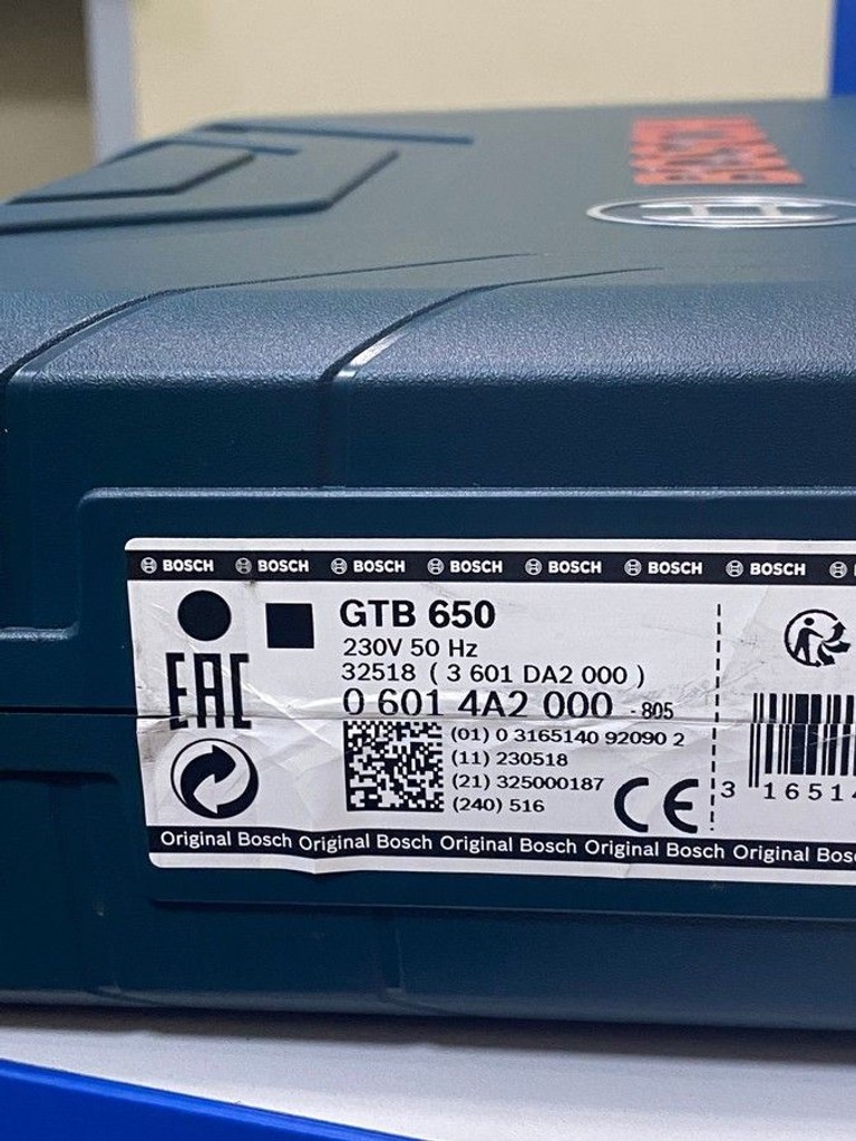 Bosch gtb 650 Код:01-201094825. Изображение 10