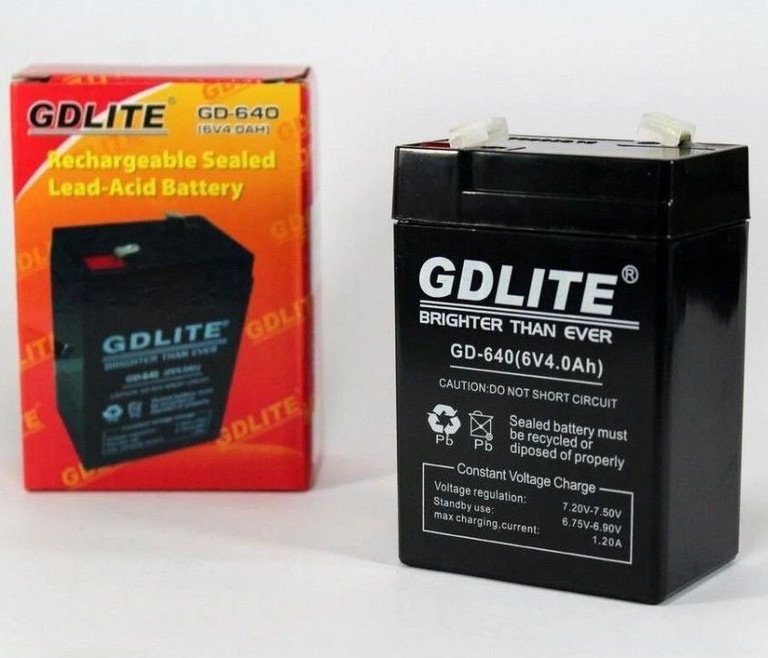 BATTERY GD 640 6V 4A Код:null. Зображення 4