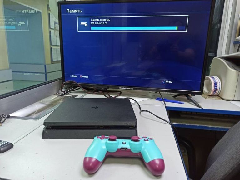 Sony PlayStation 4 Slim 1TB Black Код:01-200155101. Зображення 5