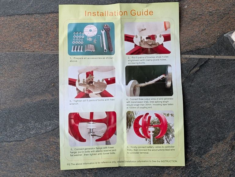 Новий. Уцінка. Вітрогенератор вертикальний «Куля» 300 вт 12v/24v. Код:null. Изображение 8