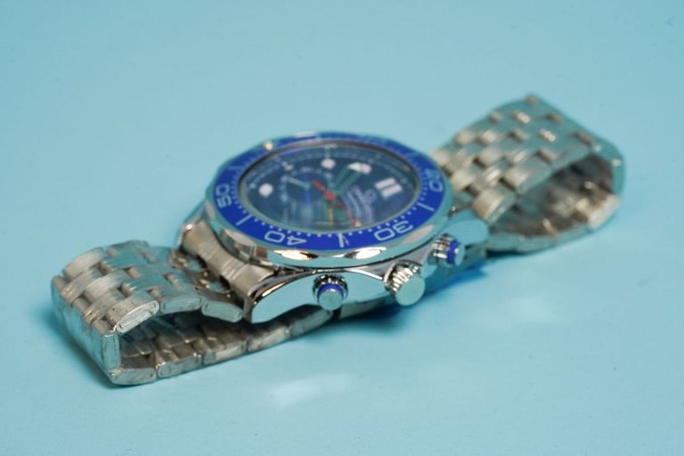 Дешево Акція! Чоловічий годинник Omega Seamaster Professional Blue AAA наручний механічний з автопідзаводом. Новий. з ломбарду