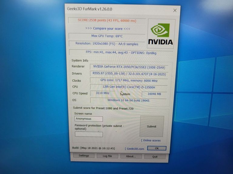Asus 15/core i5-12500h ddr5/16gb ddr5/hdd *відсутній/ssd 512 gb/geforce rtx2050 4gb Код:01-200556183. Изображение 5