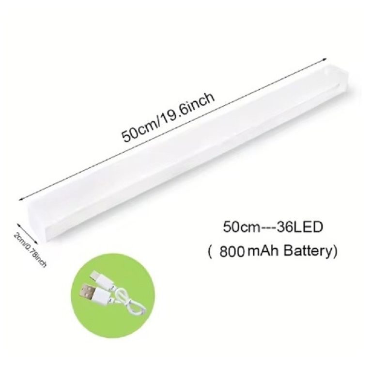 Купити Беспроводная led-лампа светильник с датчиком движения 50 см. Новый Б/У