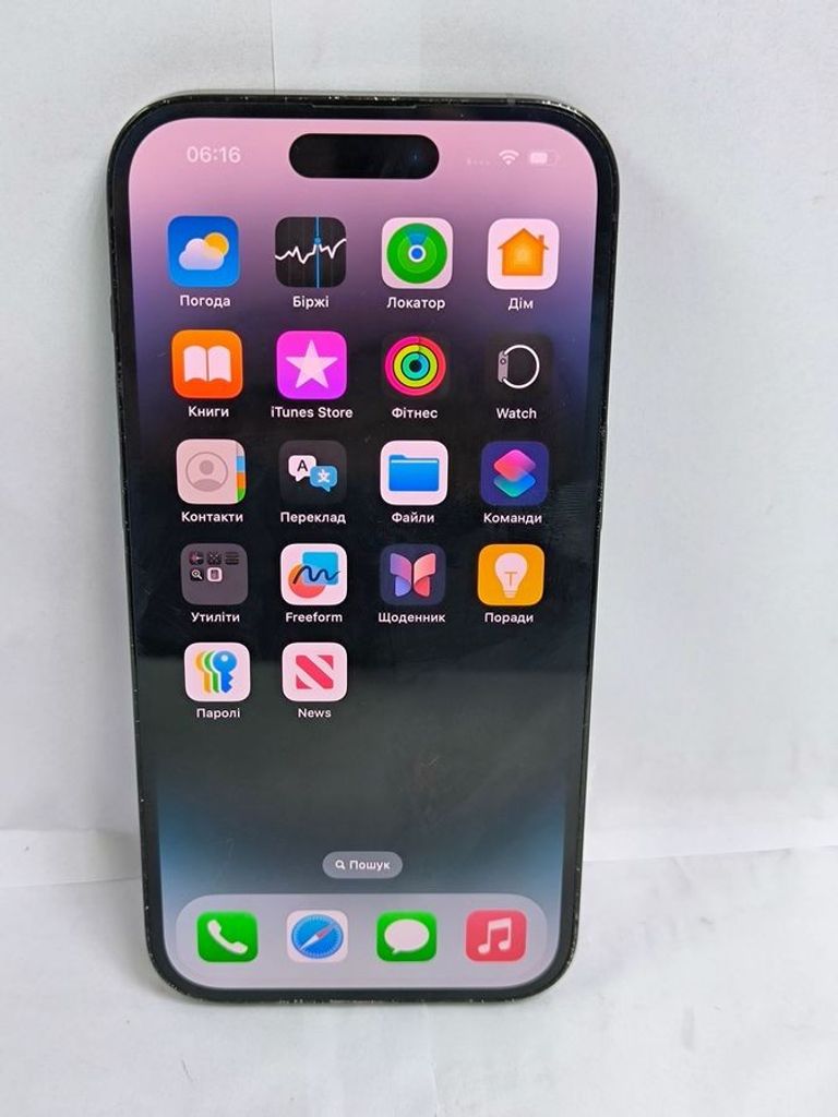 Купить Apple iPhone 14 Pro 128GB eSIM Space Black (MPXT3) Б/У