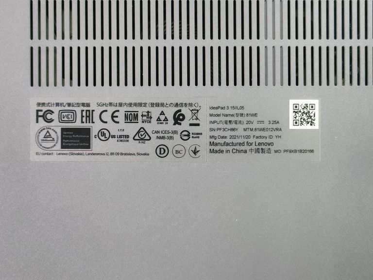 Купить Lenovo 15/core i3-1005g1 ddr4/8gb ddr4/hdd 1000 gb/ssd *відсутній/geforce mx330 2gb Б/У