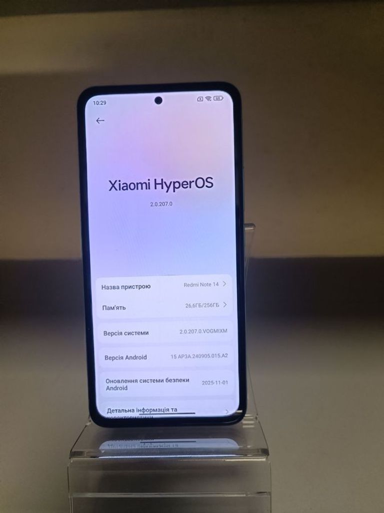 Оголошення Xiaomi Redmi Note 14 8/256GB Ocean Blue Б/У