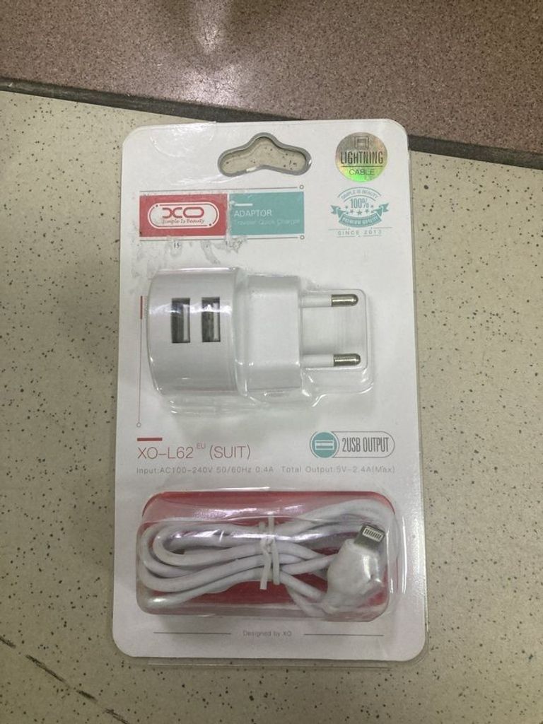 Дешево XO L62 White + Apple Lightning (00000013731) з ломбарду