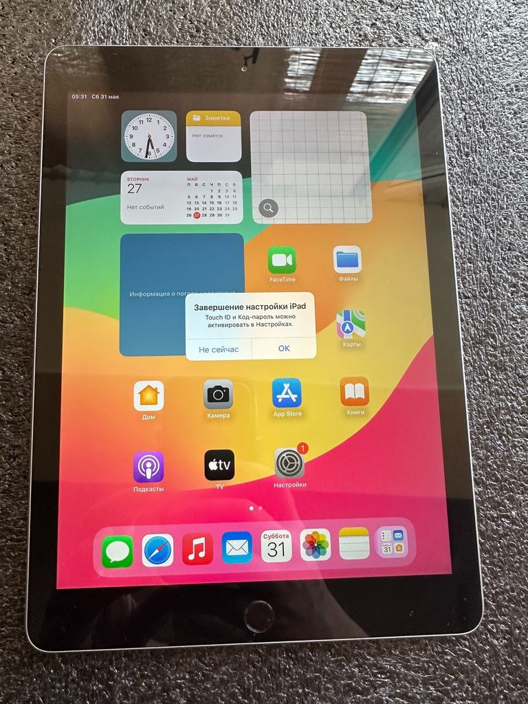 Оголошення Apple iPad 2018 32GB Wi-Fi Space Gray (MR7F2) Б/У