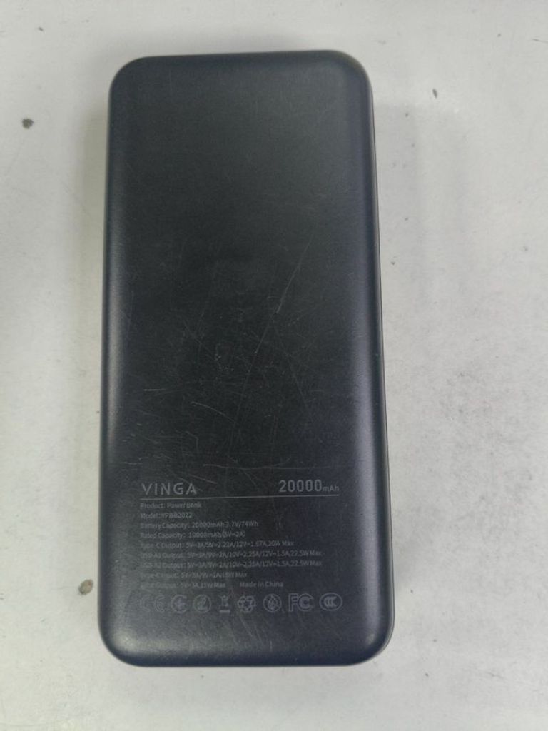 Оголошення Vinga 20000 mah qc3.0 Б/У