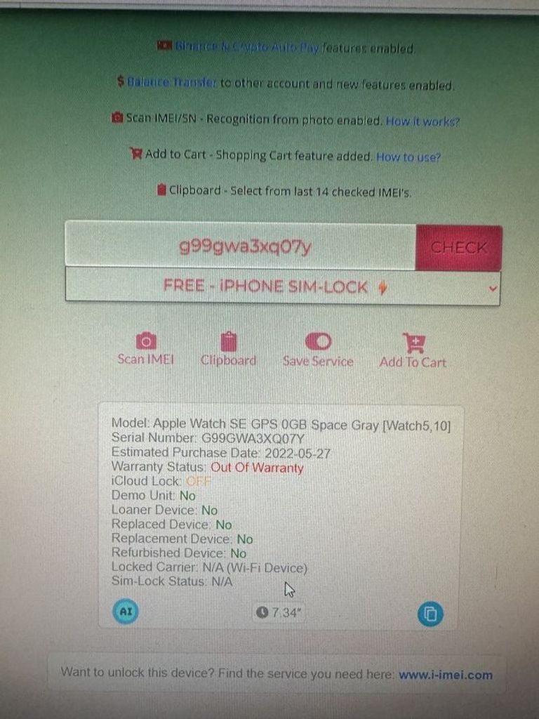 Apple watch se gps 44mm aluminum case a2352 Код:01-200808164. Зображення 5