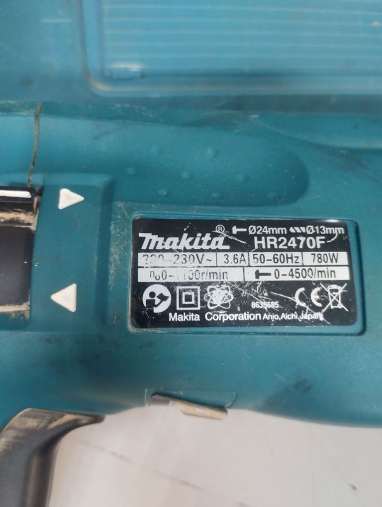 Makita HR2470FT Код:01-200779163. Зображення 8