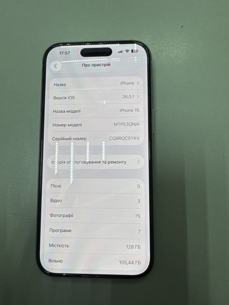 Дешево Apple iPhone 15 128GB Green з ломбарду