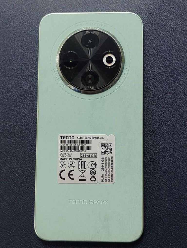 Оголошення Tecno spark 30c kl5n 8/256gb Б/У