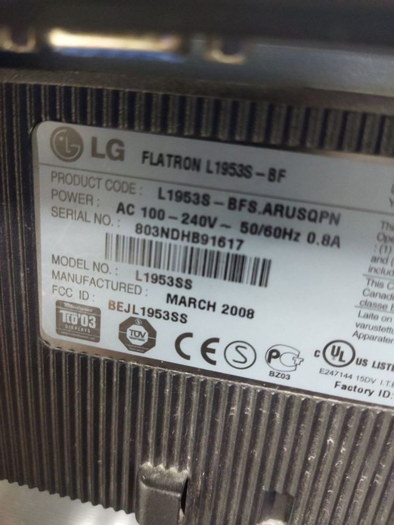 Купити Lg flatron l1953s Б/У