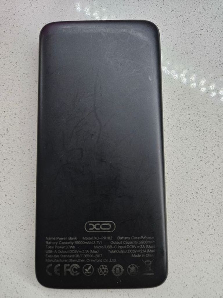 Купить Xo power bank pr182 display usb+type-c 10000mah Б/У