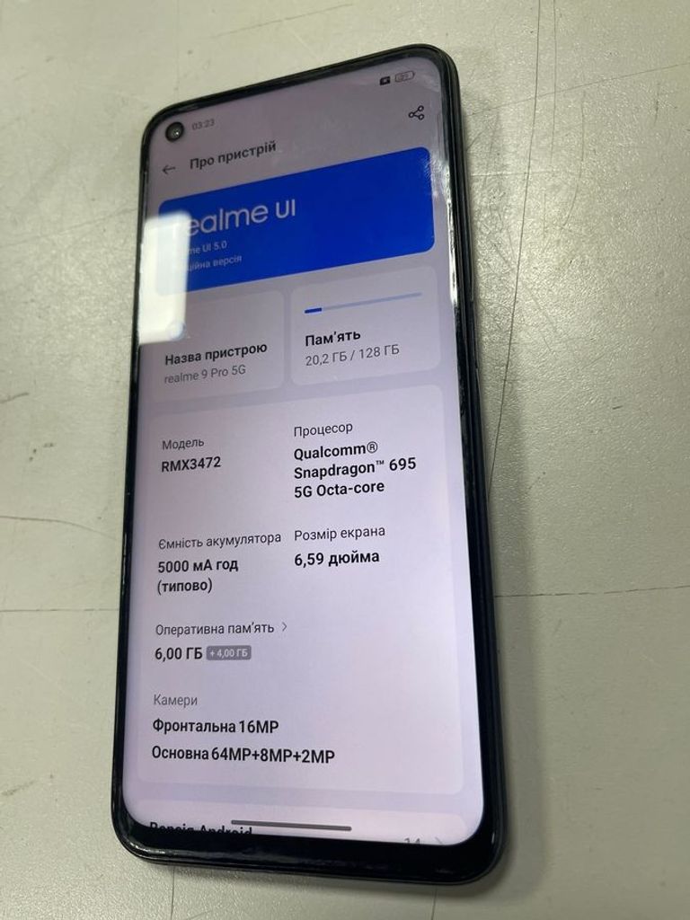 Realme 9 pro 6/128gb Код:01-200874437. Зображення 6