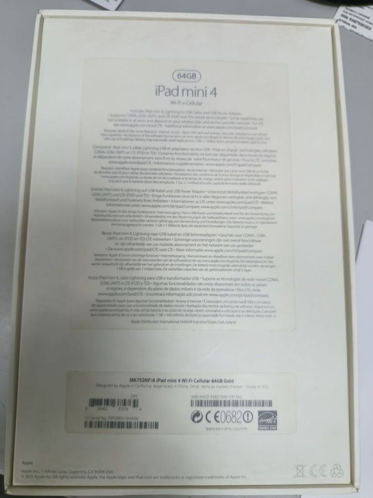 Apple ipad mini 4 64gb 4g a1550 Код:01-200884501. Зображення 5