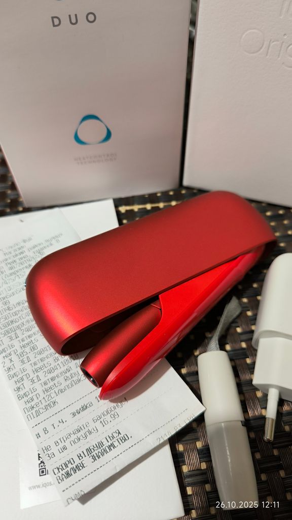 Оголошення IQOS ORIGINALS DUO Червоний (DK002957.00) Б/У