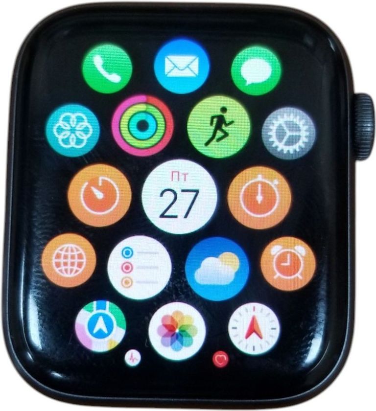 Купить Apple watch series 5 gps 44mm aluminium case Б/У