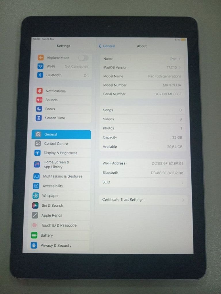 Дешиво Apple ipad 6 gen 2018 32gb wi-fi с ломбарда