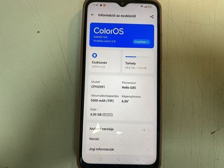 Купить Oppo a18 4/128gb Б/У