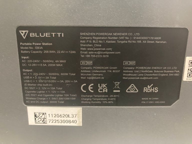 Bluetti eb3a 600w Код:01-200923471. Изображение 5
