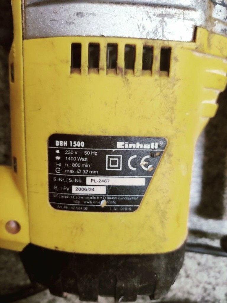 Einhell BBH 1500 Код:01-200949397. Изображение 6