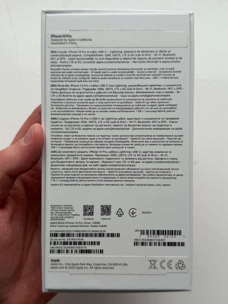 Apple iPhone 14 Pro 128GB Silver (MQ023) Код:null. Зображення 7