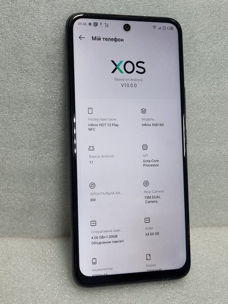 Дешево Infinix hot 12 play nfc x6816d 4/64gb з ломбарду