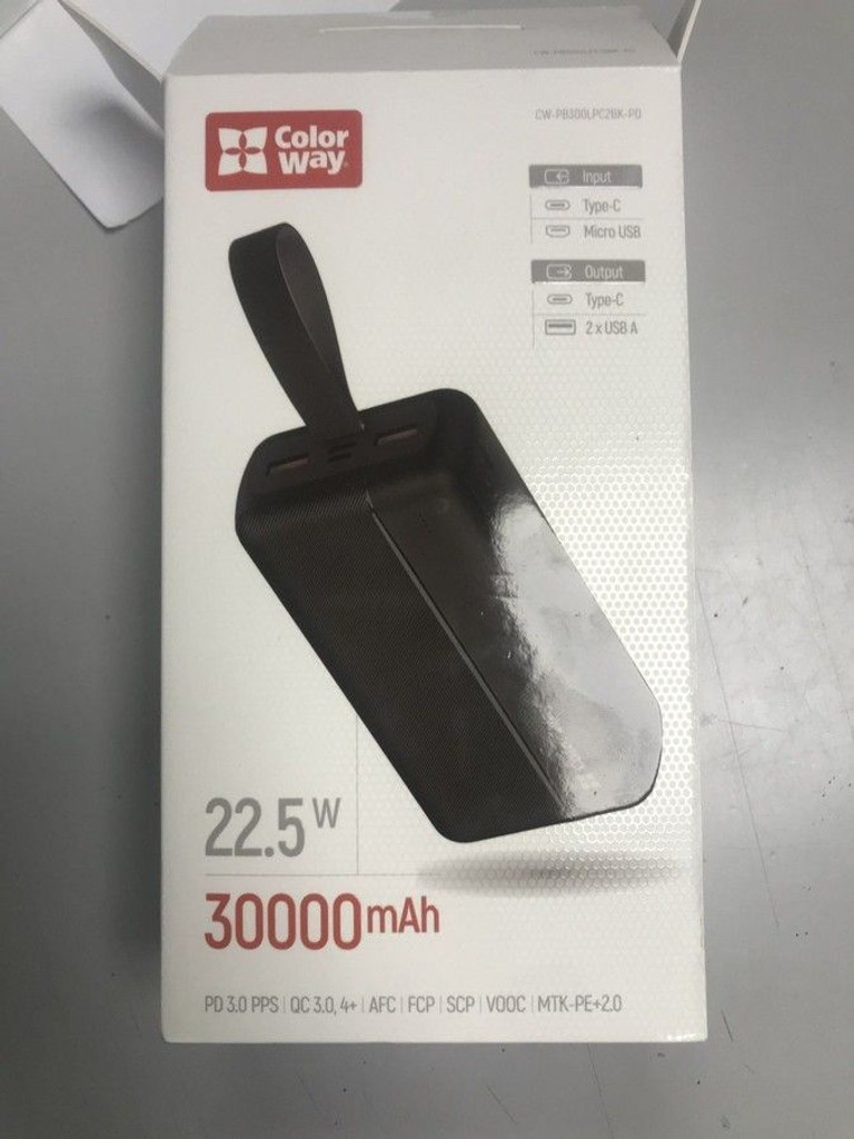 Купить Colorway cw-pb300lpb4bk-pdd 30000mah Б/У