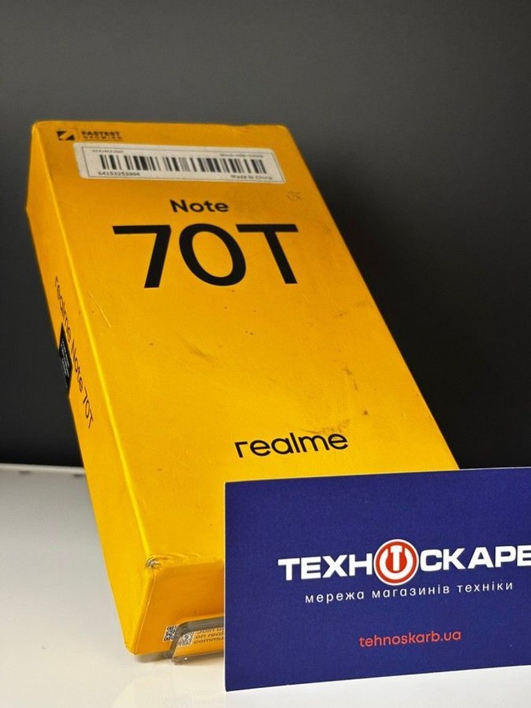 Оголошення Realme Note 70T 4/256GB Gold Б/У