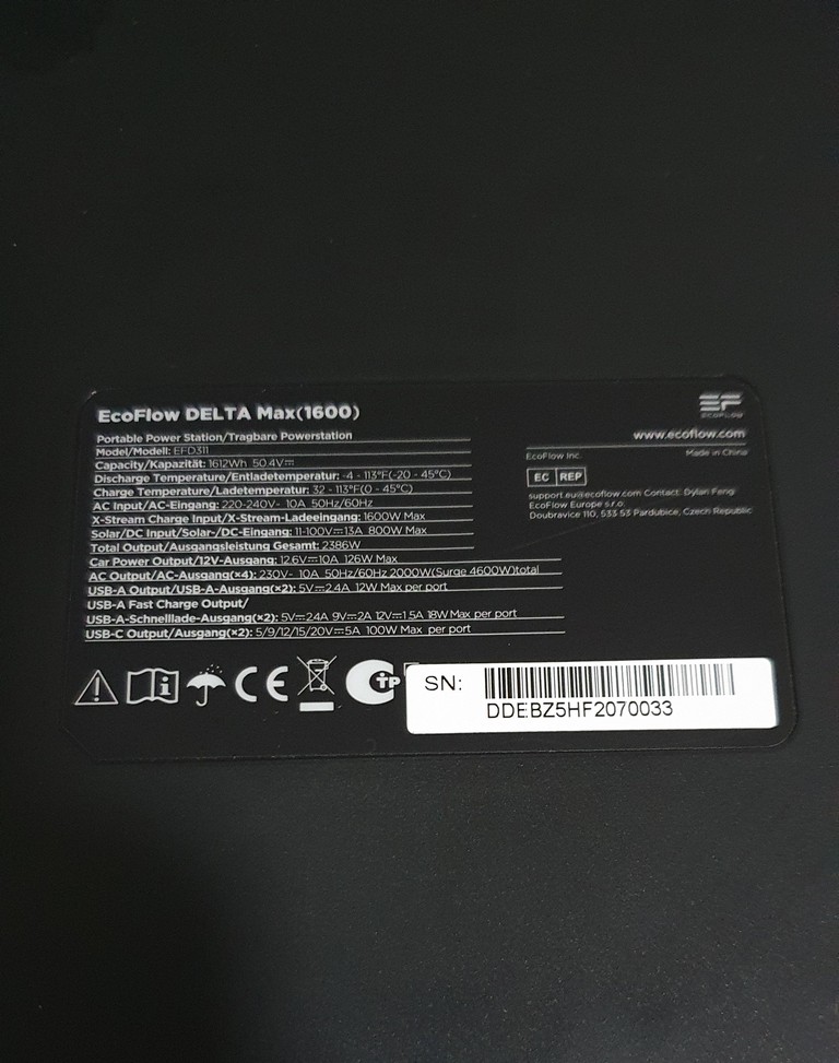 Ecoflow delta max 1600 Код:null. Зображення 4