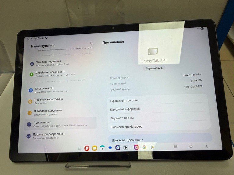 Samsung galaxy tab a9+ 8/128gb 5g Код:01-201096380. Зображення 5