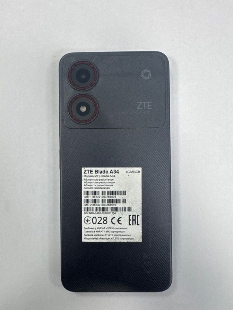 Дешиво Zte Blade A34 4/64GB Green с ломбарда
