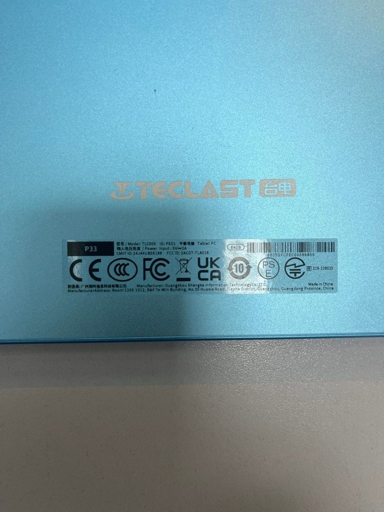 Дешево Teclast P33 3/64GB Blue з ломбарду