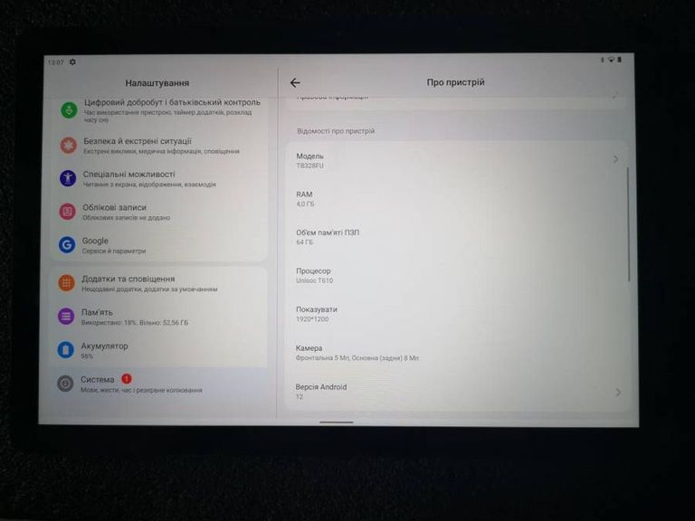 Lenovo tab m10 tb-328fu 64gb