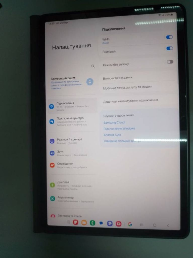 Оголошення Samsung galaxy tab s7 fe 4/64gb sm-t735 Б/У